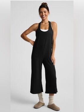 Beyond Yoga Black Racerback Hang loose Jumpsuit